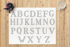 Cross Hatched Alphabet Foil Quill | Single Line Designs Product Image 2