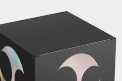 Phantom Skull Cuttable Cube Favor Box with Holes SVG