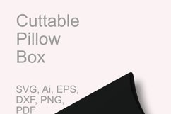 Phantom Skull Cuttable Pillow Gift Box with Holes SVG