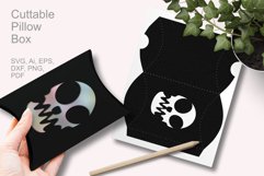 Phantom Skull Cuttable Pillow Gift Box with Holes SVG
