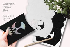 Phantom Skull Cuttable Pillow Gift Box with Holes SVG