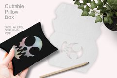 Phantom Skull Cuttable Pillow Gift Box with Holes SVG