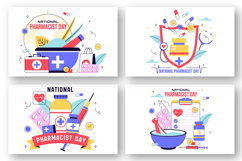 10 National Pharmacists Day Illustration Product Image 3