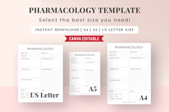 Canva Pharmacology Nursing Printable Editable Template PDF Product Image 5