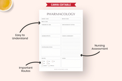 Canva Pharmacology Nursing Printable Editable Template PDF Product Image 2