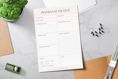 Canva Pharmacology Nursing Printable Editable Template PDF Product Image 4