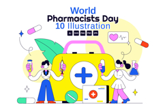 10 World Pharmacists Day Illustration Product Image 1