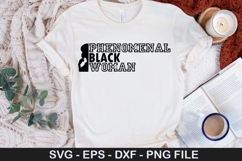 Black Woman SVG Design - Melanin ebony chocolate mocha espre Product Image 2