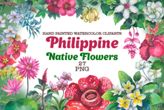 Philippine Native Flowers watercolor Product Image 1