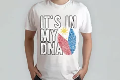 It's in my DNA Philippines Flag Fingerprint PNG Sublimation Product Image 2