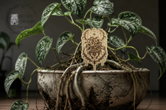 Gothic Plant Stake - Philodendron - SVG PNG Laser Cut - Gard Product Image 3