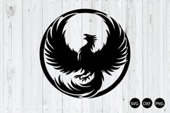 Phoenix SVG, Phoenix Silhouette SVG, Mythology SVG Product Image 1