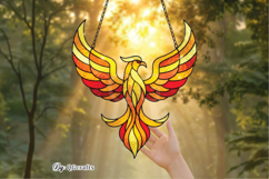stained glass, glass patterns, stained glass art, glass art pattern, digital patterns, patterns to download, glass patterns pdf, phoenix glass, phoenix stained, phoenix suncatcher, fire bird suncatcher, fire bird glass, panel suncatcher