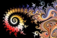 Phoenix Julia mandelbrot fractal - mathematical artwork Product Image 1