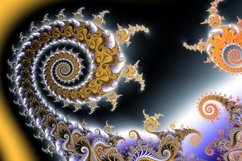 Phoenix Julia mandelbrot fractal - mathematical artwork Product Image 1