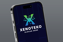 Digital Technology Letter X Logo Product Image 1