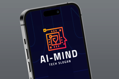 Artificial Intelligence &amp; Tech Logo Product Image 2