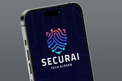 Modern AI Security Shield Logo Product Image 3