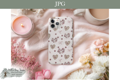 Vintage Valentine Heart Seamless Pattern | Valentines Day Product Image 4