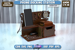 Phone Docking Station | Desk Tray Organizer | Watch Stand Product Image 1