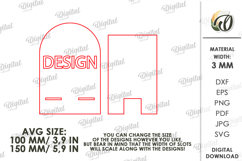 3D Phone Holder Laser Cut. Phone Stand SVG Product Image 2