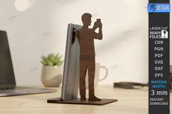 Phone Stand Laser Cut|Human Figures Silhouette |Phone Holder Product Image 1