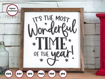 It's The Most Wonderful Time Of The Year SVG Product Image 4