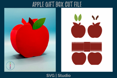 Apple Treat Box SVG - Teacher Appreciation Gift Box Product Image 1
