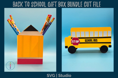 3D School Themed Treat Box - Teacher Appreciation Gift Box Product Image 2