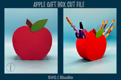 Apple Treat Box SVG - Teacher Appreciation Gift Box Product Image 2