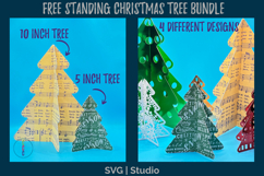 3D Standing Christmas Tree Bundle, Holiday Centerpiece Decor Product Image 2