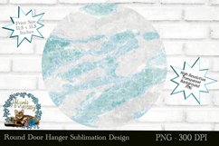 Frosty Ice Agate | Sublimation Round Sign Design Product Image 3