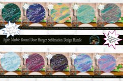 Agate Marble | Round Door Hanger Sublimation Bundle Product Image 1