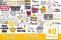 Motivational Quotes SVG Bundle Product Image 1