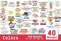 I See Colors in Everything SVG Bundle Product Image 1
