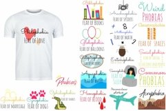 Types of Phobias SVG Bundle Product Image 3
