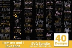 I am me and I Love That SVG Bundle Product Image 1