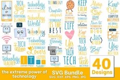The Extreme Power of Technology SVG Bundle Product Image 1