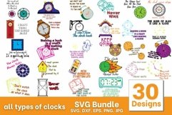 All Types of Clocks SVG Bundle Product Image 1