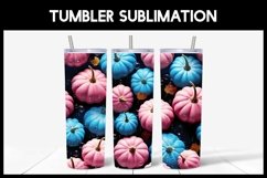 9 Autumn Pumpkins Tumbler Design I Seamless Tumbler PNG Product Image 5