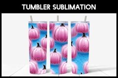9 Autumn Pumpkins Tumbler Design I Seamless Tumbler PNG Product Image 7