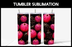 9 Autumn Pumpkins Tumbler Design I Seamless Tumbler PNG Product Image 10
