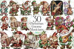 Christmas Gnome Musicians Sublimation Product Image 1