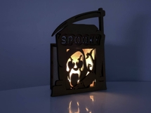 SPOOKY Tombstone Candle Holder - Halloween Lantern Template Product Image 2