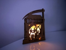 SPOOKY Tombstone Candle Holder - Halloween Lantern Template Product Image 4