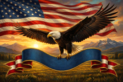 Eagle Flag 4th of July Product Image 1