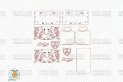 3D Multilayer Haida Bear Box Laser Cut File - 3mm Plywood Product Image 4