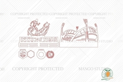 3D Soccer Medal Holder &amp; Medals Laser Cut Files Product Image 4