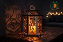 3D-Love You Lantern SVG Laser Cut File 3mm Product Image 4