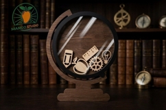 Back to School Desk Decor &amp; Gifts Bundle - 3D Laser Cut File Product Image 4